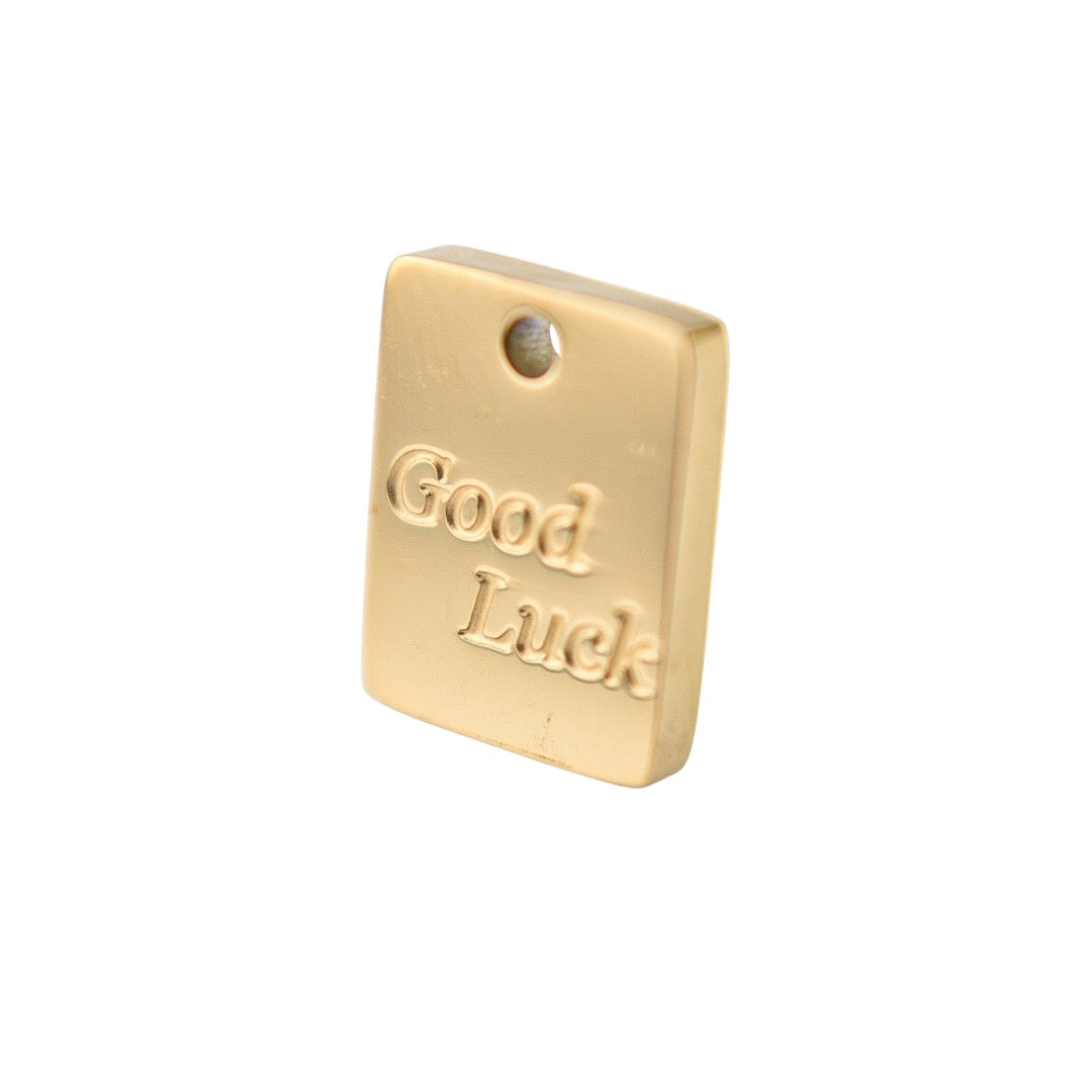 Good Luck Tag Charm
