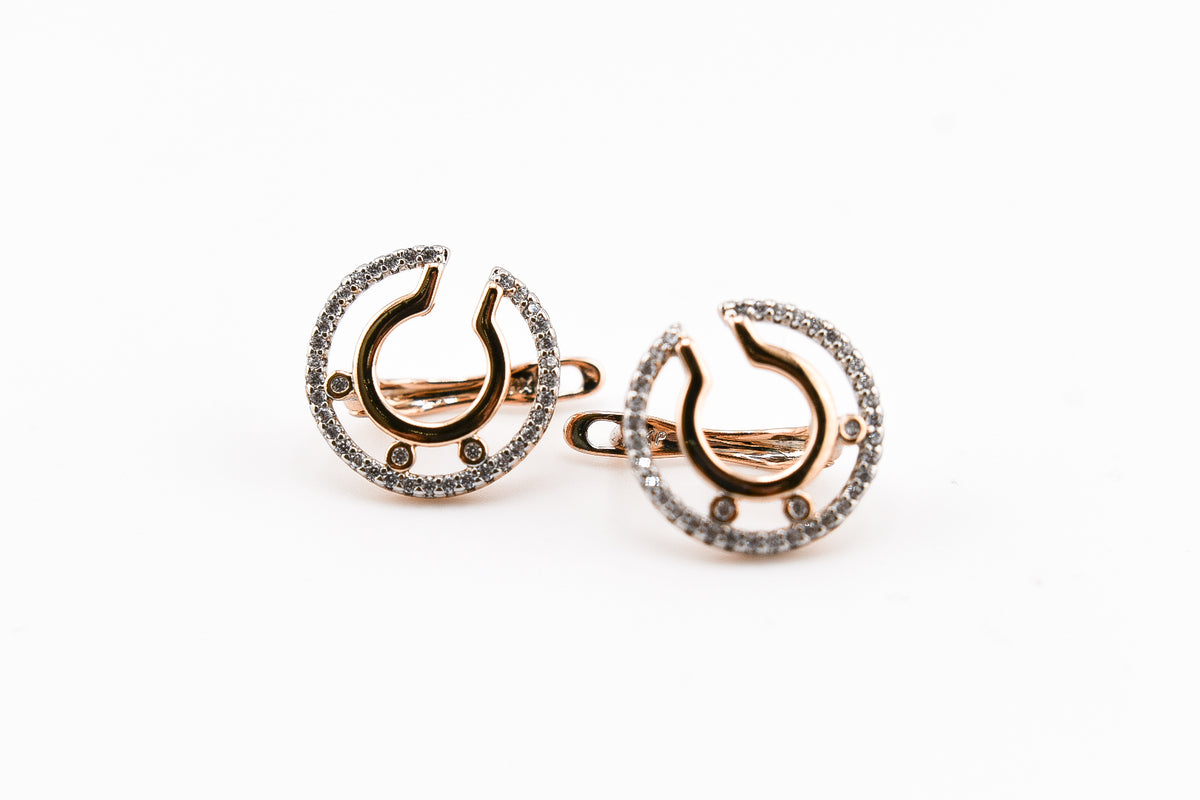 Fortuna Circle Post Earring