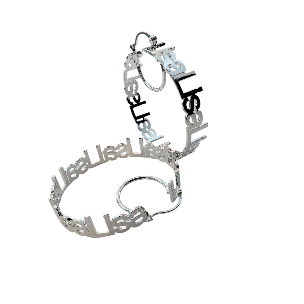 Mani Hoop(Custom Name Hoop Earrings)