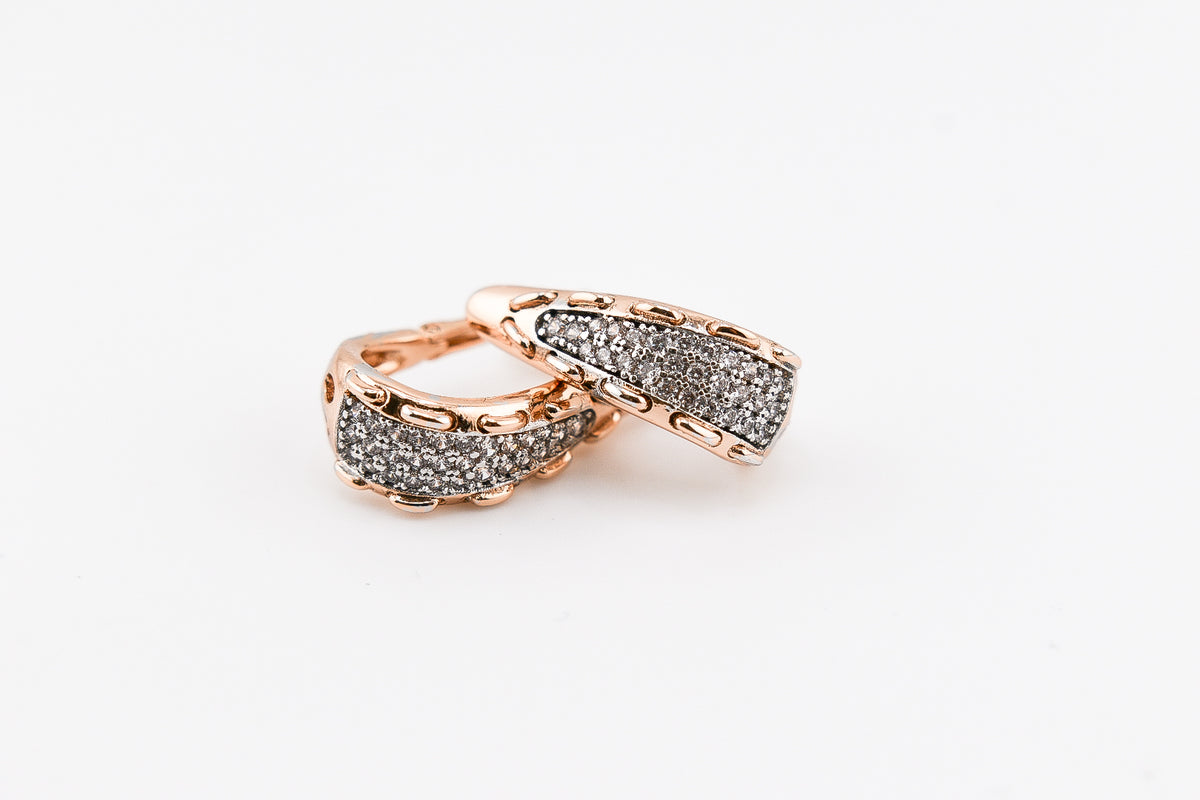 Noir Luxe Hoops