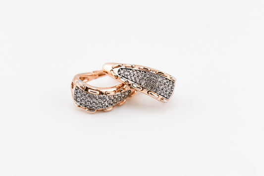 Noir Luxe Hoops