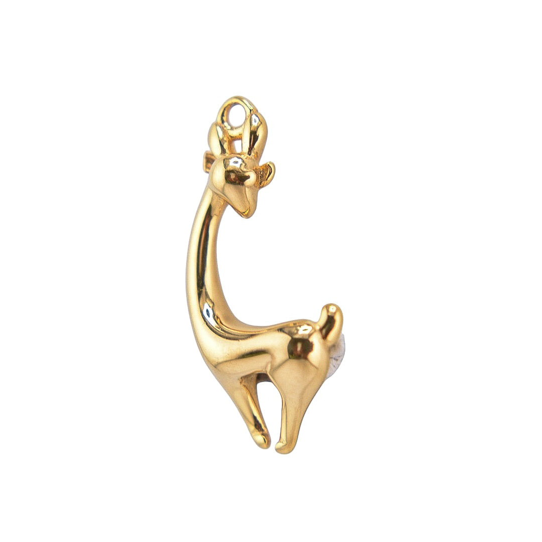 Golden Giraffe Grace Charm