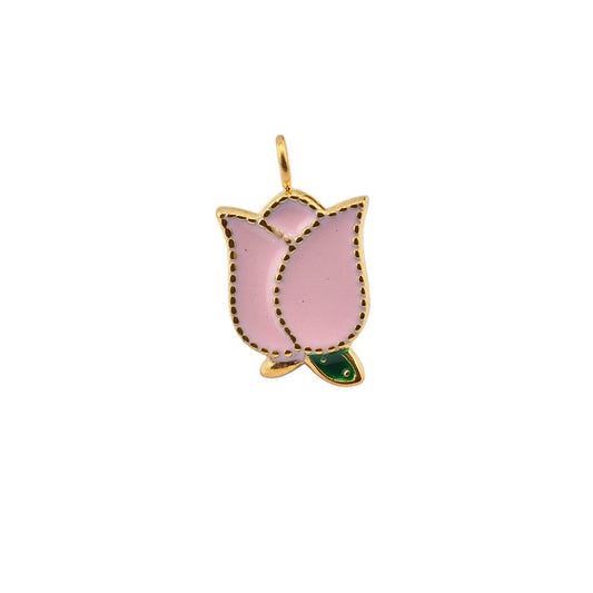 Blushing Tulip Charm