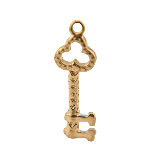 Vintage Clover Key Charm