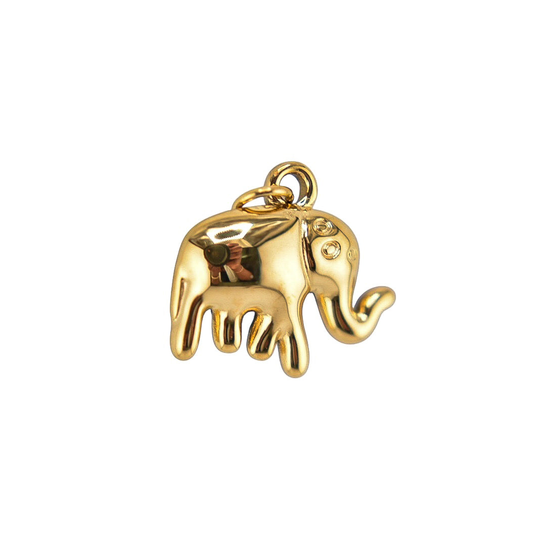 Golden Elephant Charm