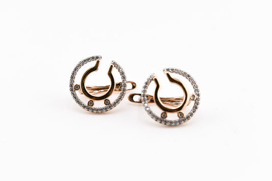 Fortuna Circle Post Earring