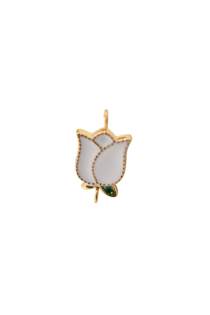 Blushing Tulip Charm